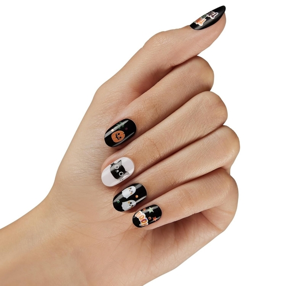 *3/15* NEW Dashing Diva Halloween Magic Pick 3D Nail Art Stickers Bag Of Tricks - Picture 3 of 6